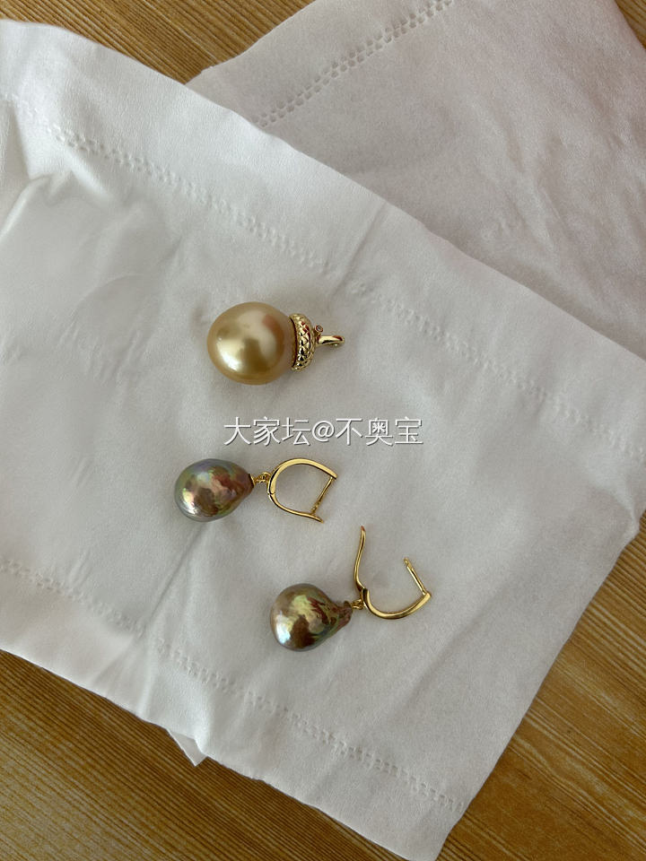 【今日珍珠31】这年头有时候淡水的珠光真的挺离谱的_珍珠金有机宝石