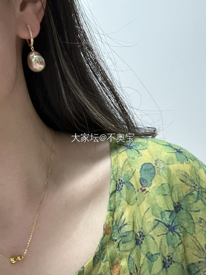【今日珍珠31】这年头有时候淡水的珠光真的挺离谱的_珍珠金有机宝石