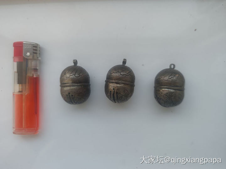 家里的一些老银物件，请大家帮忙看看是什么，估个价，谢谢_老银银
