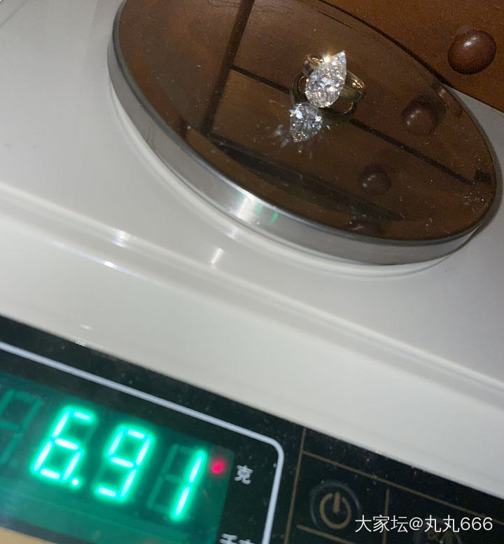 都来晒下ins风厚金k黄戒指呀_戒指钻石