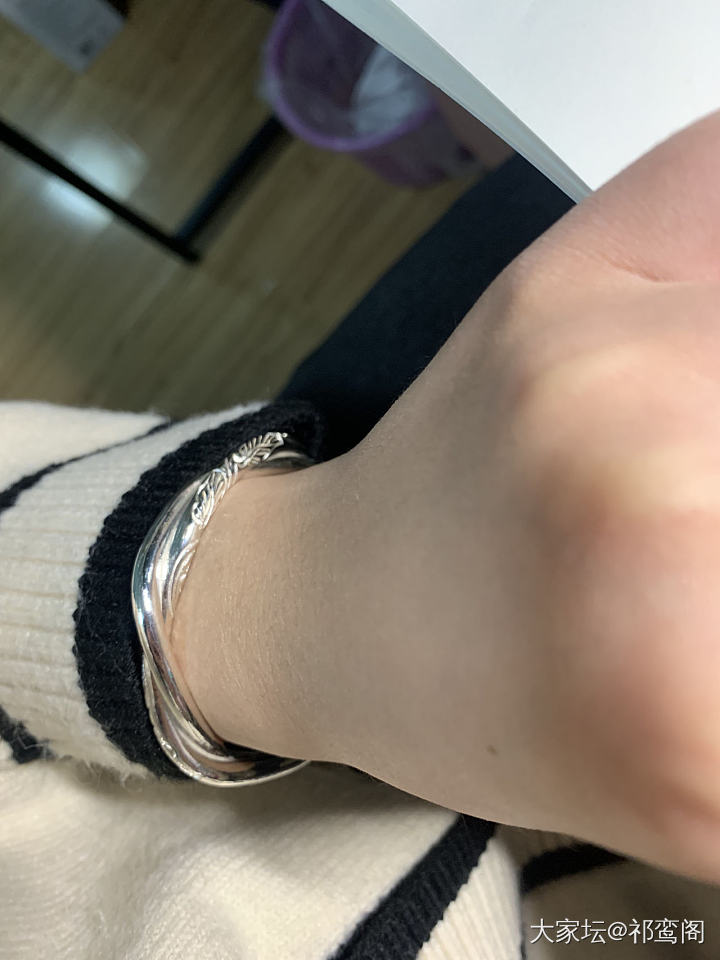 南记双环藤蔓_匠人银
