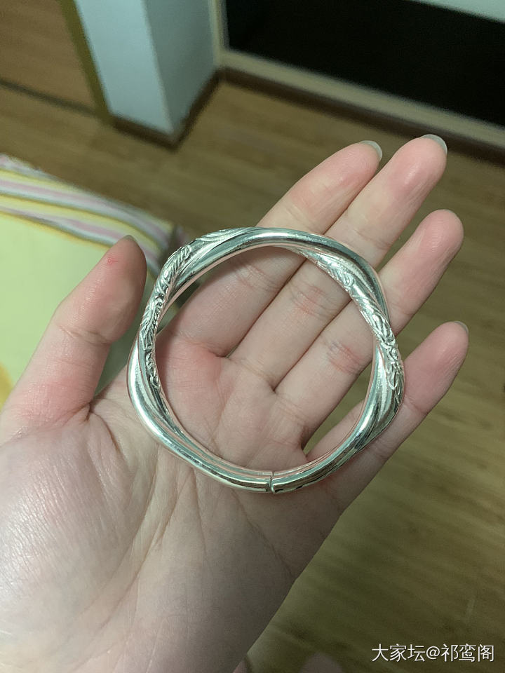 南记双环藤蔓_匠人银