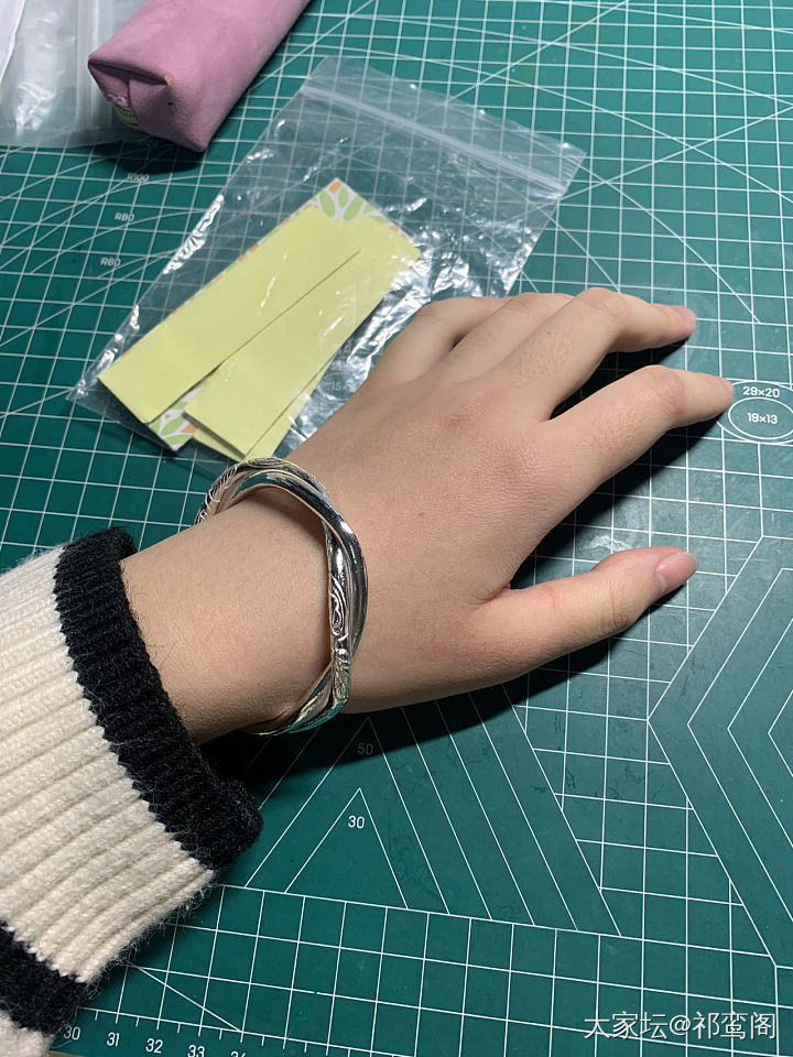 南记双环藤蔓_匠人银