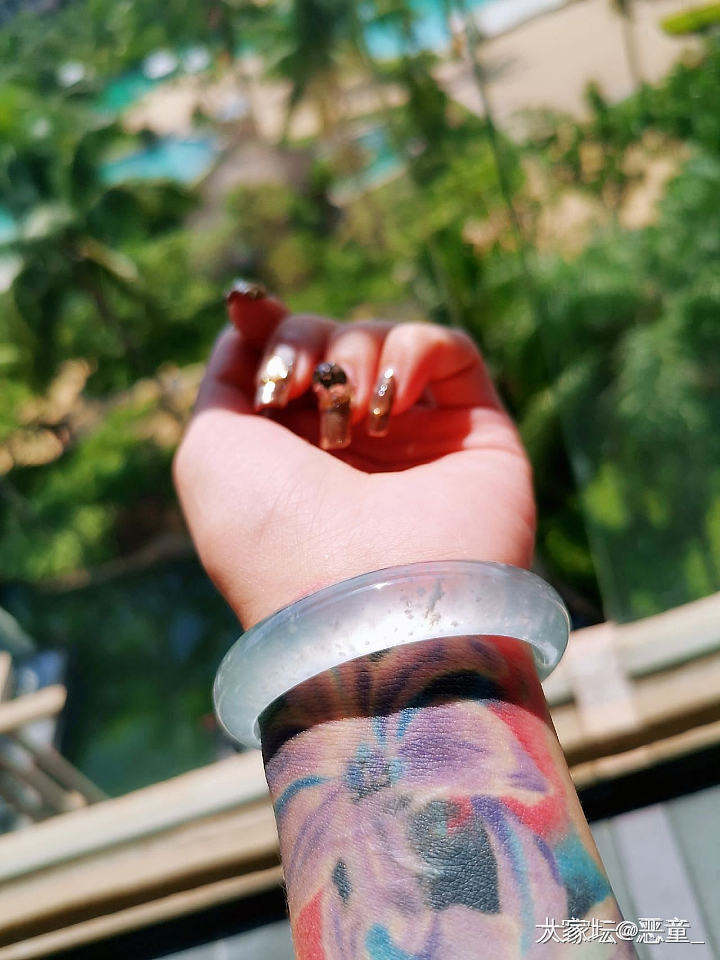 翡翠和天青冻也很配哦！_岫岩玉翡翠