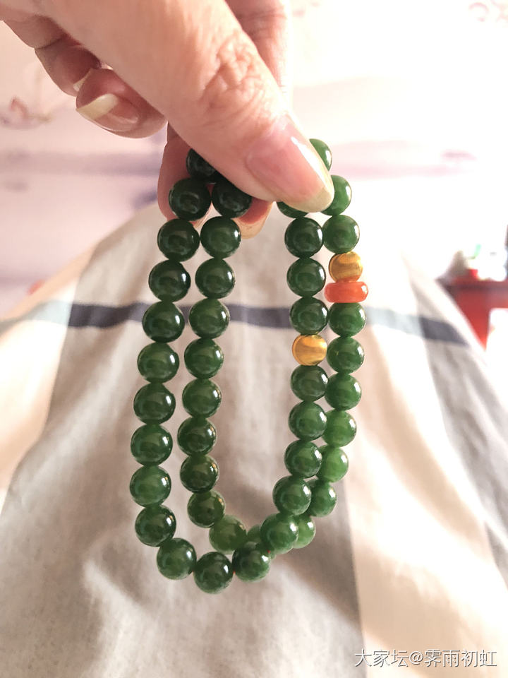 关在家里唯一乐趣就是穿串串了_串珠玉石