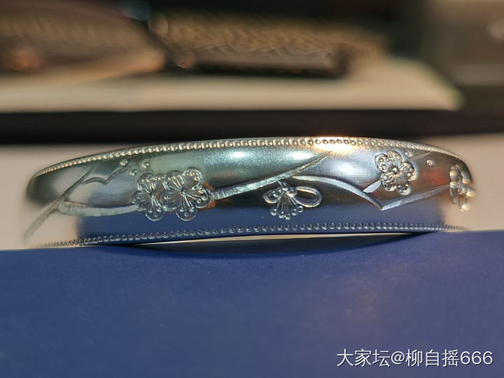 给泡珠梅竹拍个写真…_手镯银