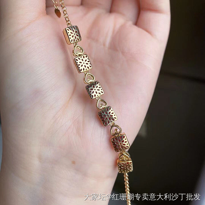 还有条阿卡手链😃最爱了_首饰有机宝石