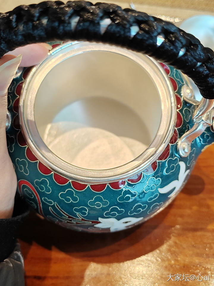 买的银壶收到了，友友们看一下怎么样啊😂_茶道银