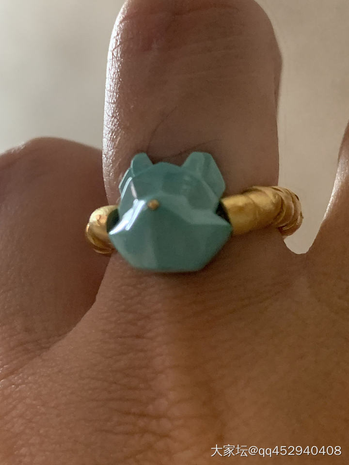 小🦊狐戒_松石金