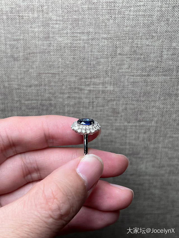 无烧皇家蓝蓝宝石戒指_蓝宝石