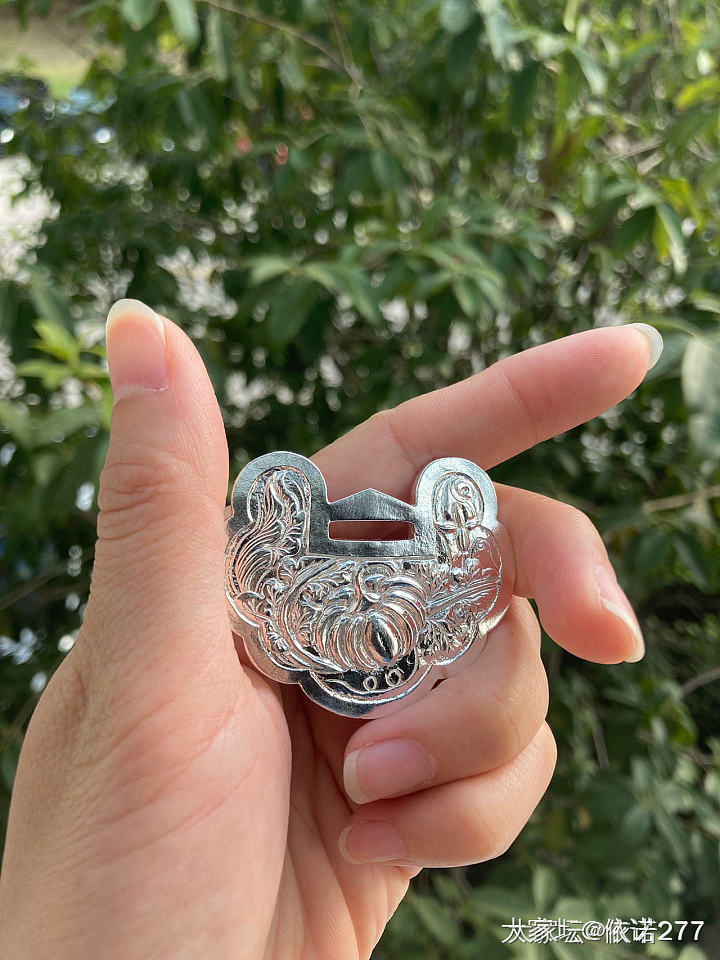 小坏银的南瓜锁片做好啦_匠人银