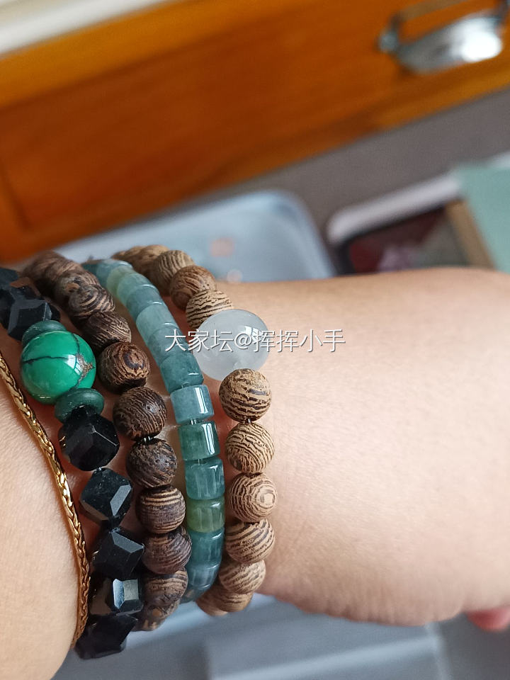 我这个绿松是不是假的啊_松石