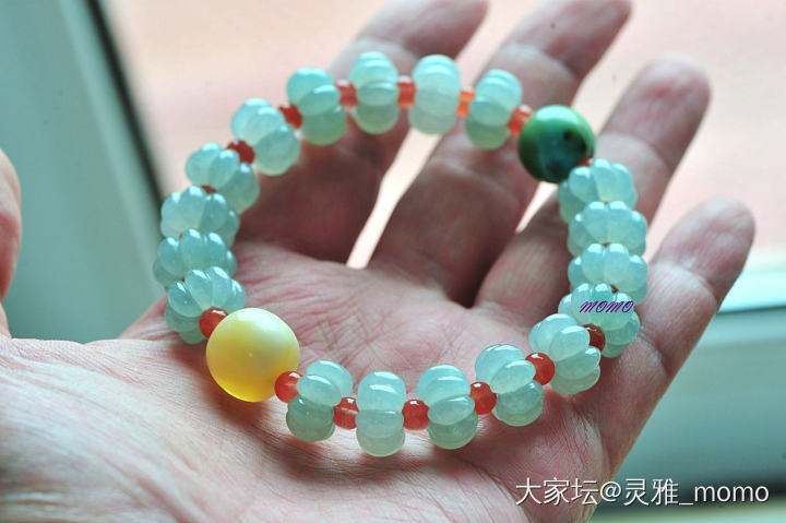 好想看看大家美貌的多宝串 请多多砸图过来吧！！_文玩金玉石多宝翡翠