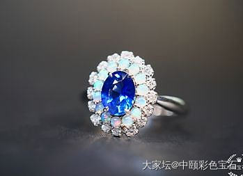 ##中颐天然皇家蓝蓝宝石戒指##  0.87ct_蓝宝石名贵宝石
