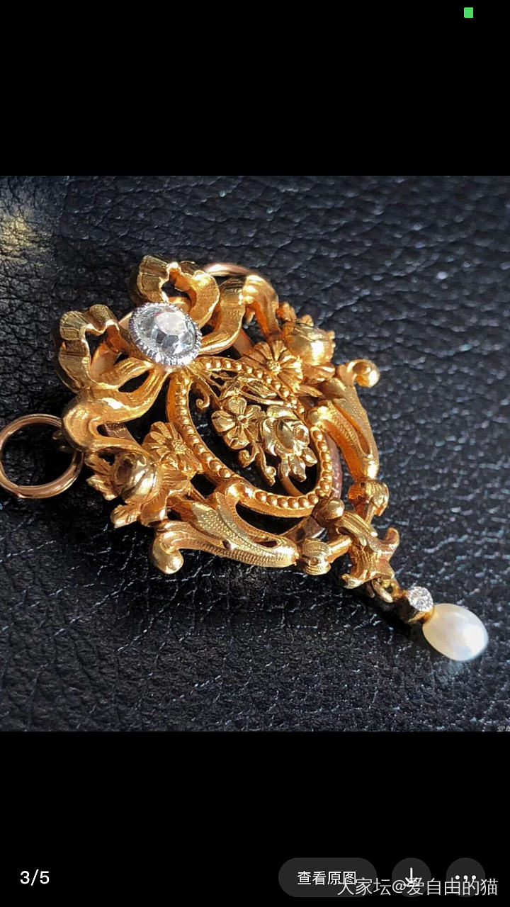 法国古董珠宝真的太美了_古董首饰金