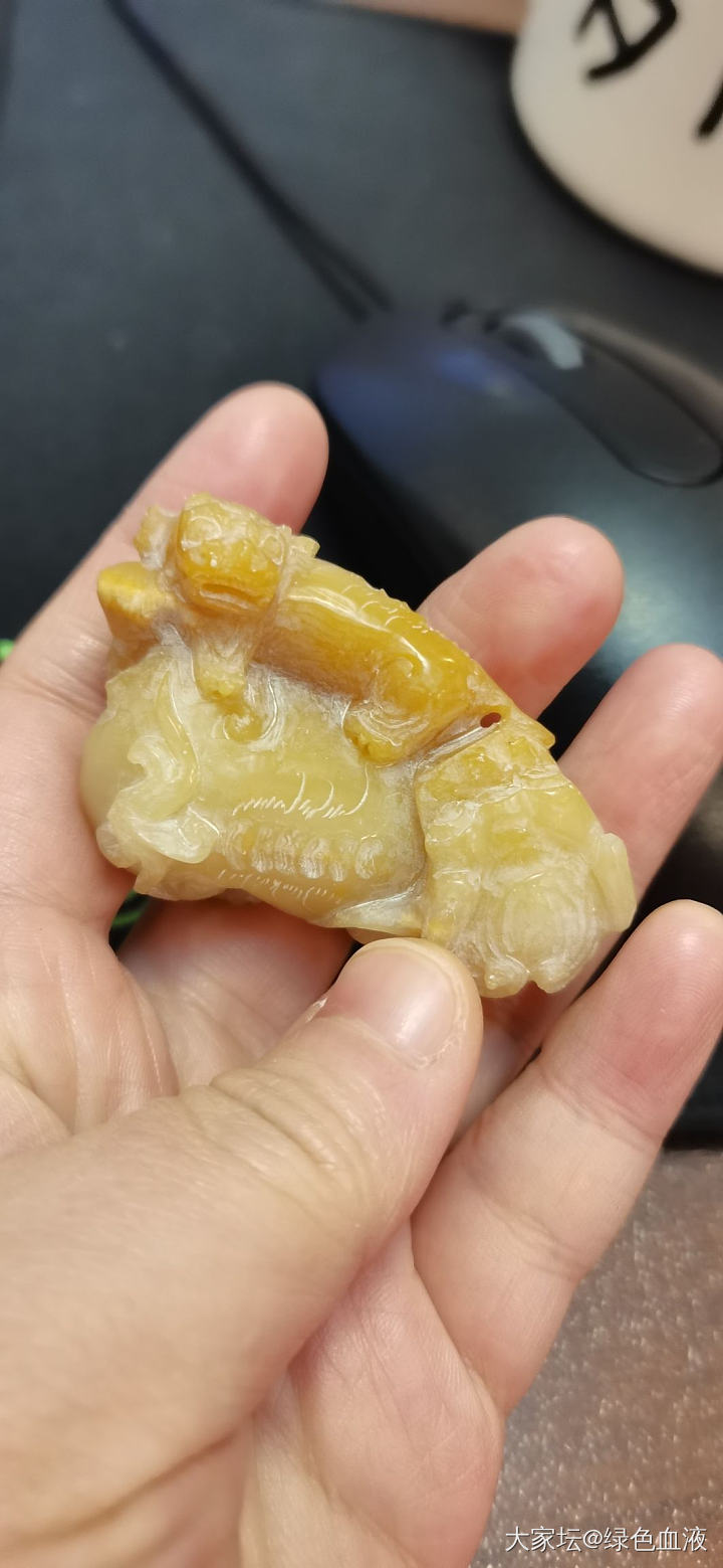 早上没事做，分享下和田玉垃圾货们_和田玉