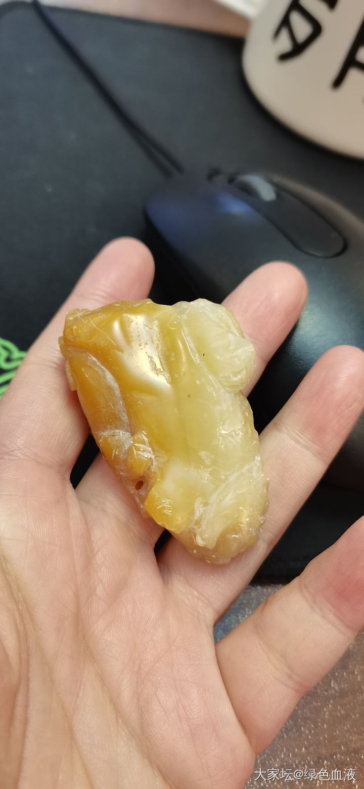 早上没事做，分享下和田玉垃圾货们_和田玉