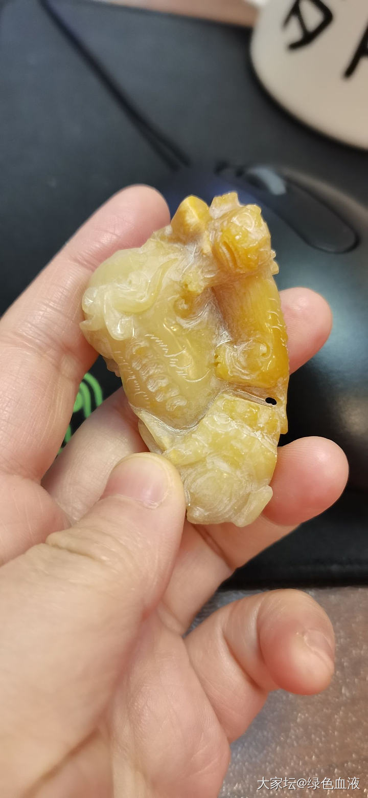 早上没事做，分享下和田玉垃圾货们_和田玉