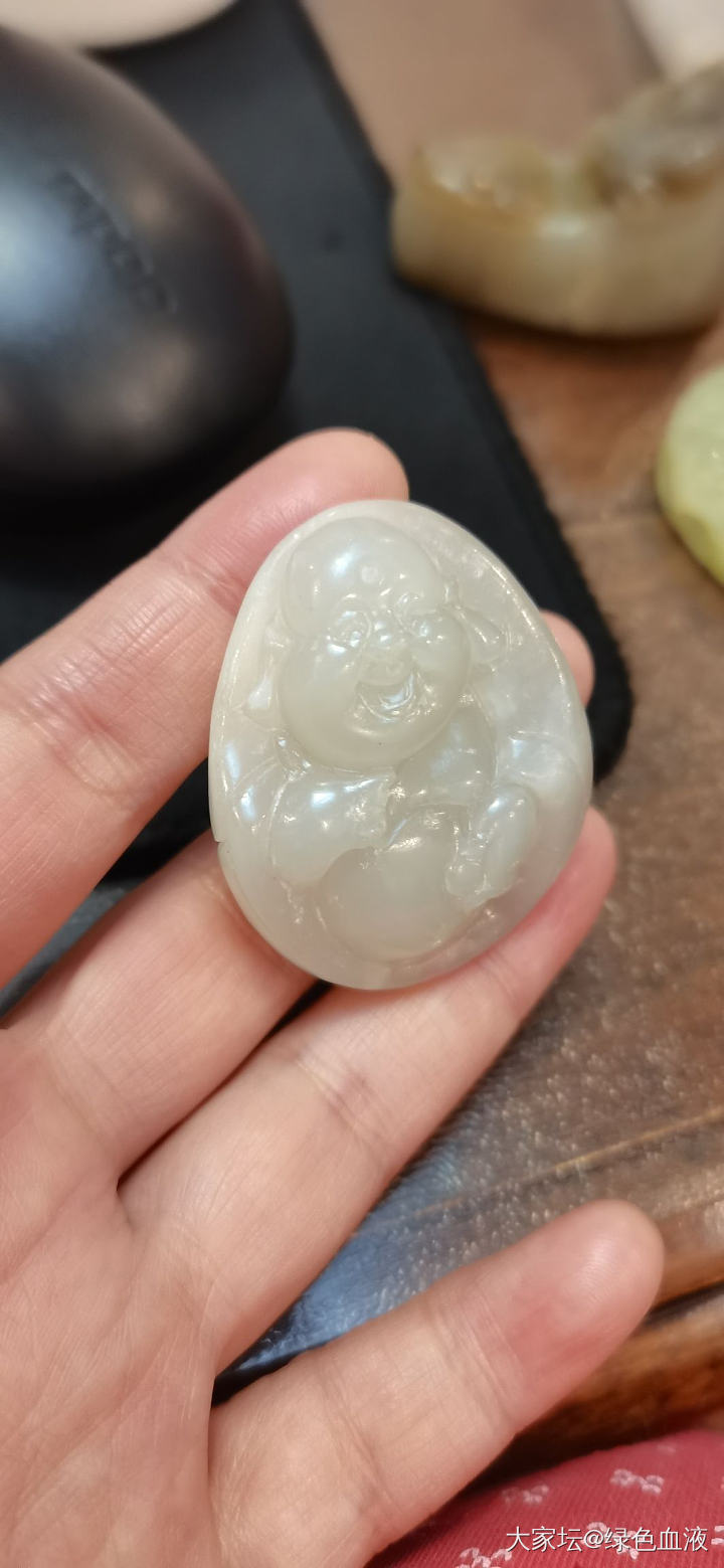 早上没事做，分享下和田玉垃圾货们_和田玉