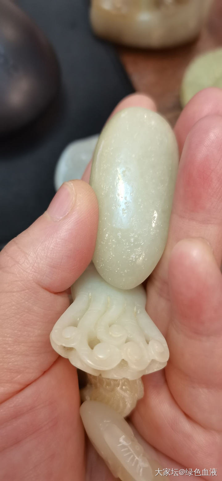 早上没事做，分享下和田玉垃圾货们_和田玉