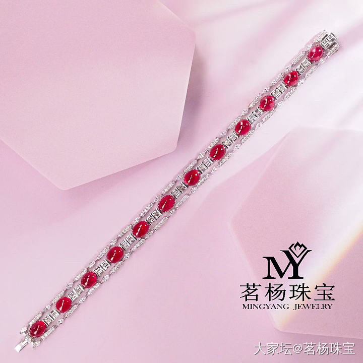 素面红宝石手链～_红宝石