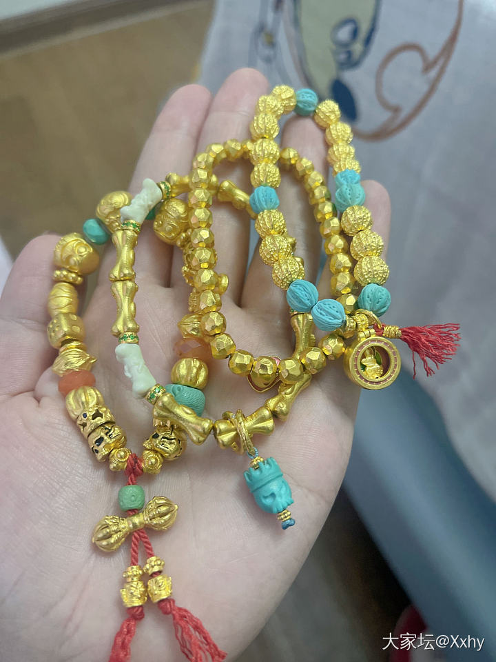 串了个串_串珠松石金