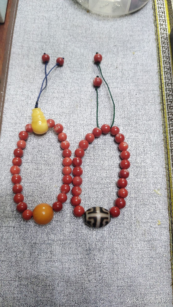 王同学手串已到位_珊瑚