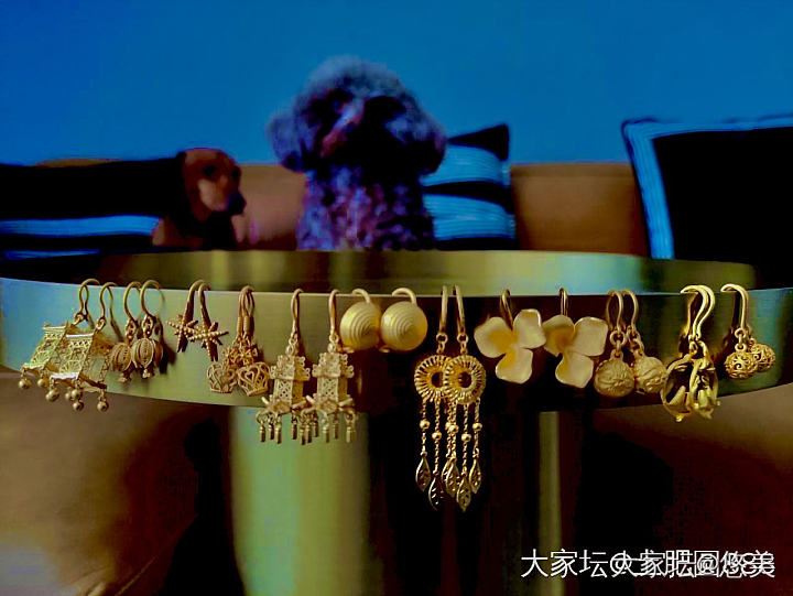 入坛三年，晒晒最终留下的耳环_耳坠金