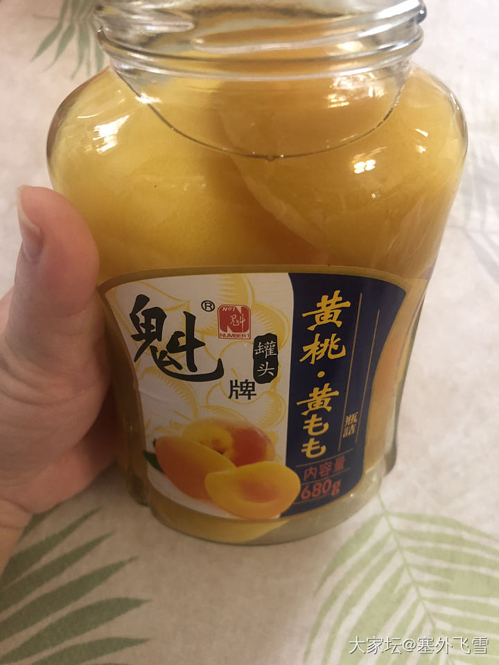 黄桃罐头_美食