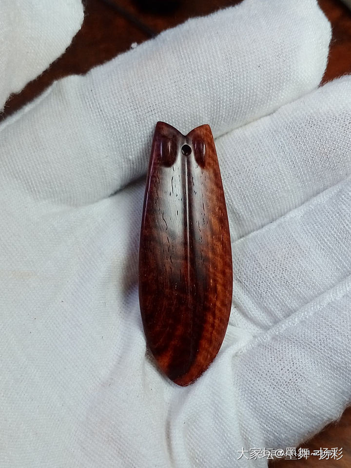小叶紫檀冲浪板吊坠_文玩