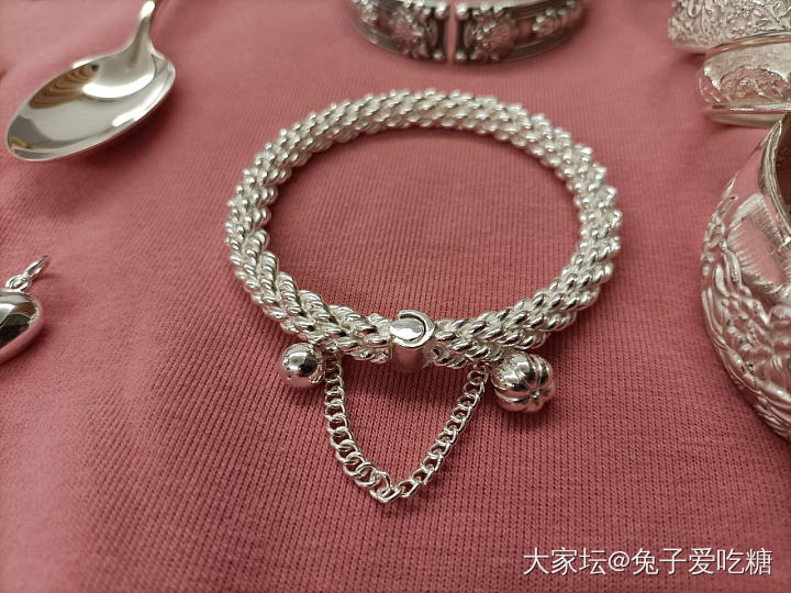 新欢桂花镯子到手了_银
