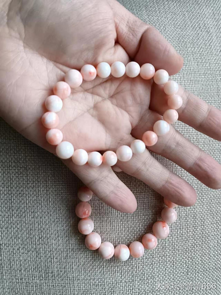 贵南红，红海鲜手串，一条7-8 一条9-10._珊瑚