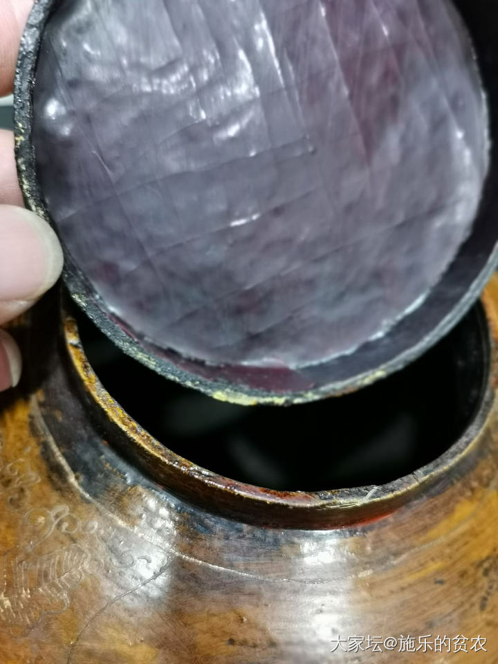 康熙年朱漆描金人物故事对罐_收藏