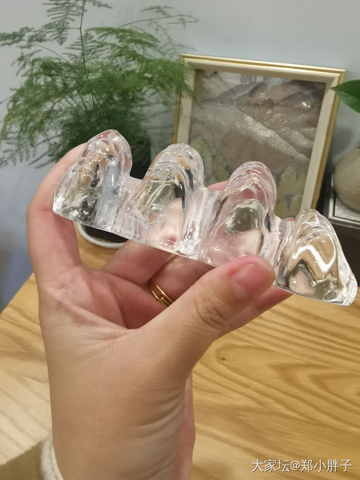 水晶笔架_摆件水晶