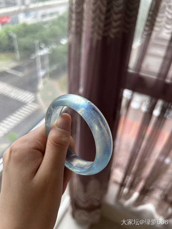 求助 麻烦看看这个海蓝宝手镯怎样_手镯海蓝宝