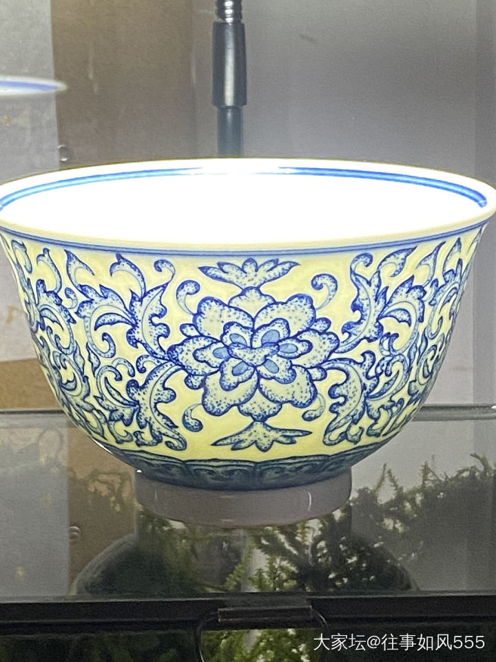 刚入手款青花缠枝连观合主人杯_陶瓷