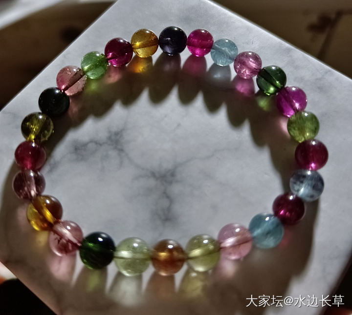 第一次直播间买碧玺_珠串碧玺