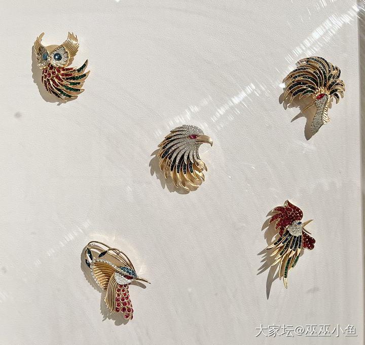 清华胸针展和绣品展_彩色宝石胸饰收藏