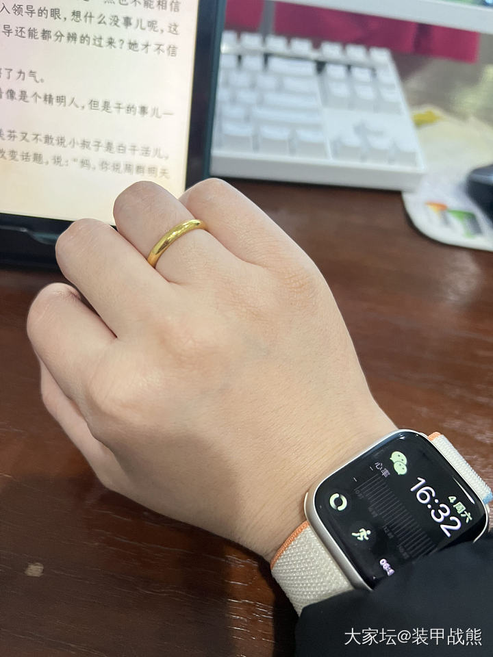 内凸泥鳅背_戒指金