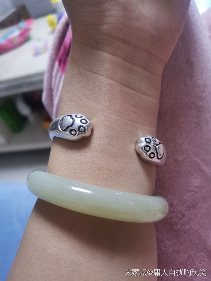 猫爪镯_手镯金