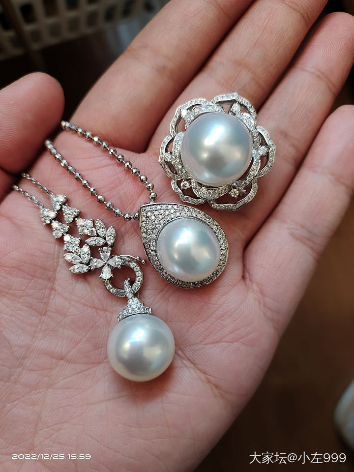 有颗裸珠，还没有镶嵌，基本无暇，亲们觉得哪种款式比较好_求款式珍珠