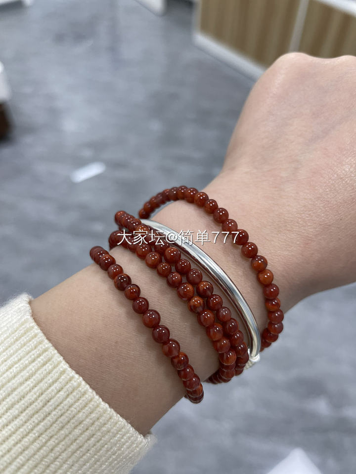 陈师傅出品，小克重扁绕丝推圈，工治愈_匠人手镯银