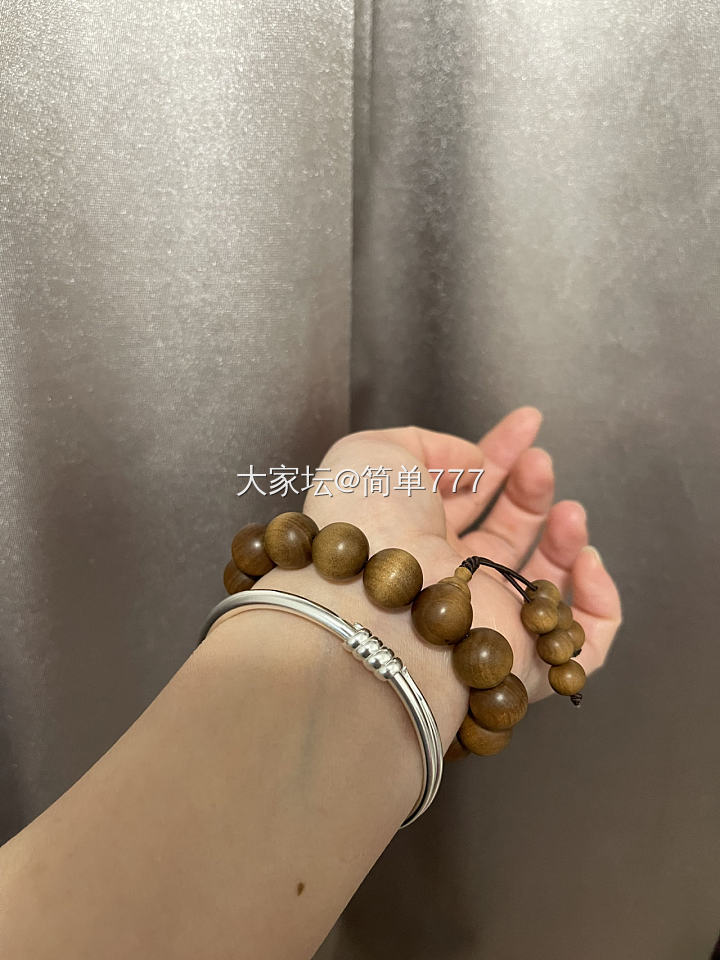 陈师傅出品，小克重扁绕丝推圈，工治愈_匠人手镯银