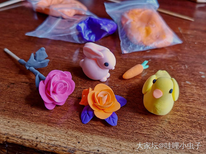 带娃橡皮泥～_泥艺手工diy