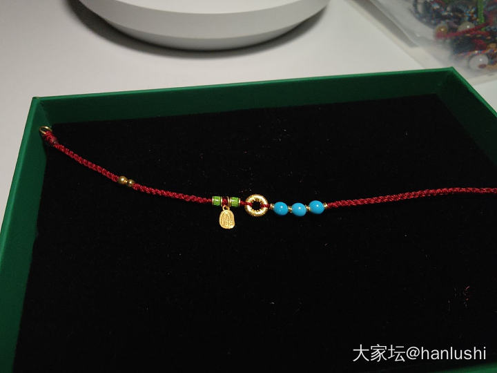 终于编好了(●°u°●)​ 」_编绳