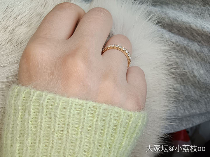 我的满圈排戒_戒指钻石