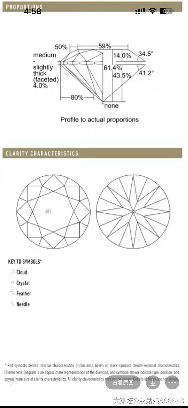 钻石瑕疵用放大镜🔍能看到吗？_钻石
