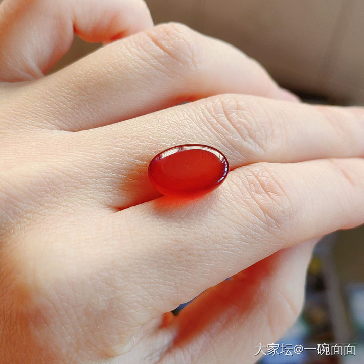 ❤️再选不好冰红，退圈了～_戒面南红