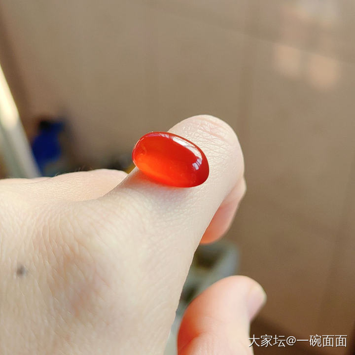 ❤️再选不好冰红，退圈了～_戒面南红