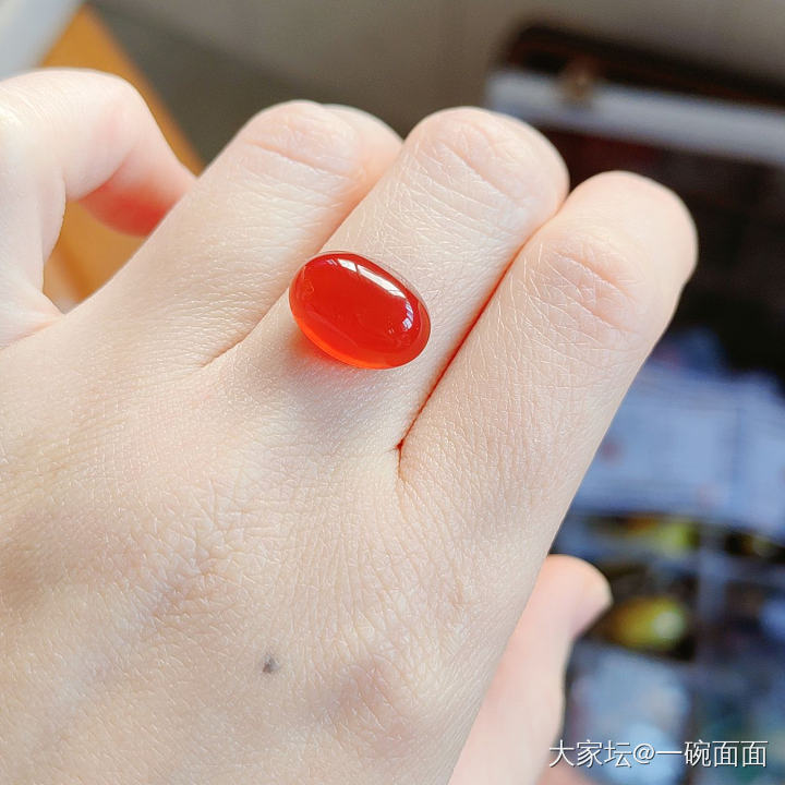 ❤️再选不好冰红，退圈了～_戒面南红